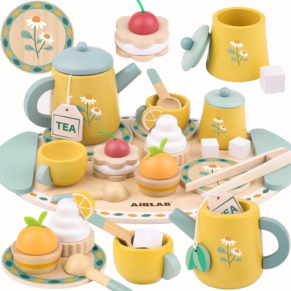 Tea Sets para 3-5 Girl Birthday Gift 3 Year Old Princess Party