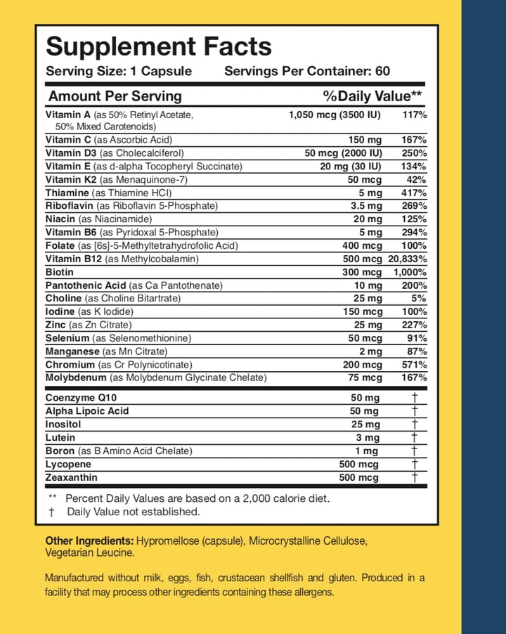 Researched Nutritionals Physician's Daily + D3 - Multivitamínic...