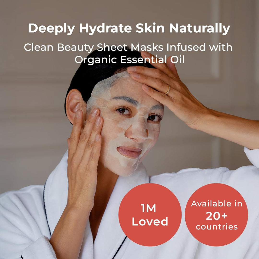 INNA ORGANIC Mascarilla de hoja \u2013 Hidratación profunda y larga...
