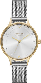 Skagen Anita Lille - Reloj minimalista de acero inoxidable para mujer