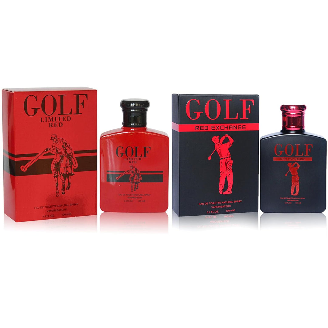 A CENTER Colonia para Hombre Golf Limited Red &amp; Golf Red Exchan...