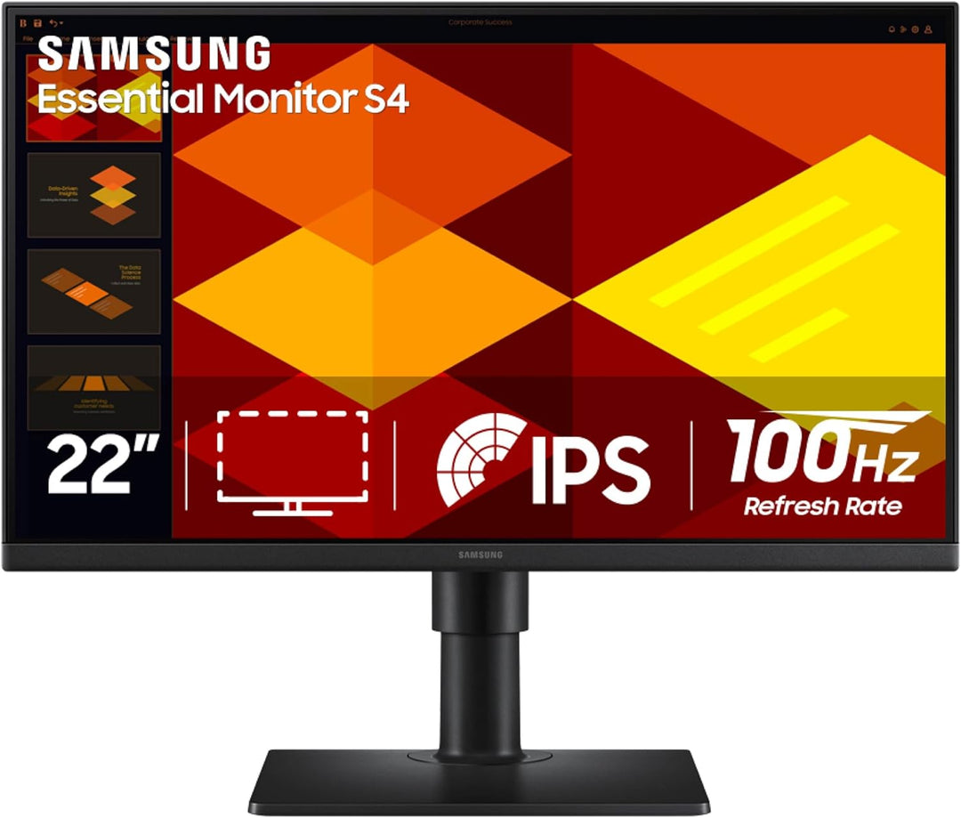 Samsung Monitor de negocios sin bordes de 22 pulgadas (S40GD) con p...