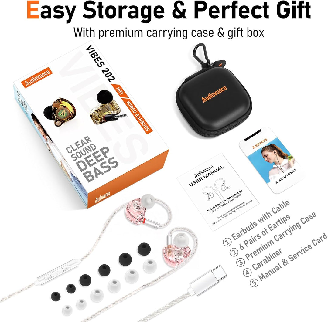 Vibes 202MC USB-C - Auriculares intraurales USBC HiFi para iPhone 1...
