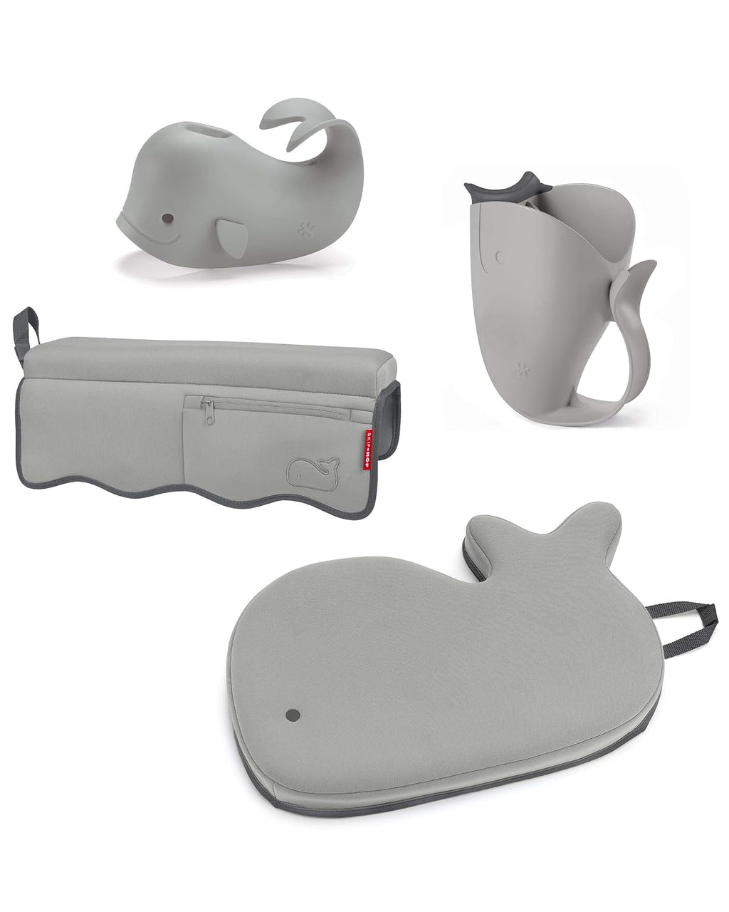 Skip Hop MOBY - Set de Baño para Bebé, Color Gris