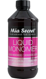 Mia Secret Monómero líquido 8 oz. Sistema profesional de uñas acríl...