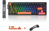Gaozen Teclado mecánico para juegos FURYCUBE 68% con retroiluminaci...