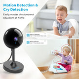 owltron Cámara de seguridad para interiores de 4 MP, paquete de 2 c...