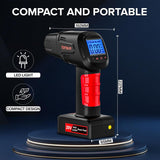 Tonsim Inflador de neumáticos inalámbrico de 20 V, compresor de air...