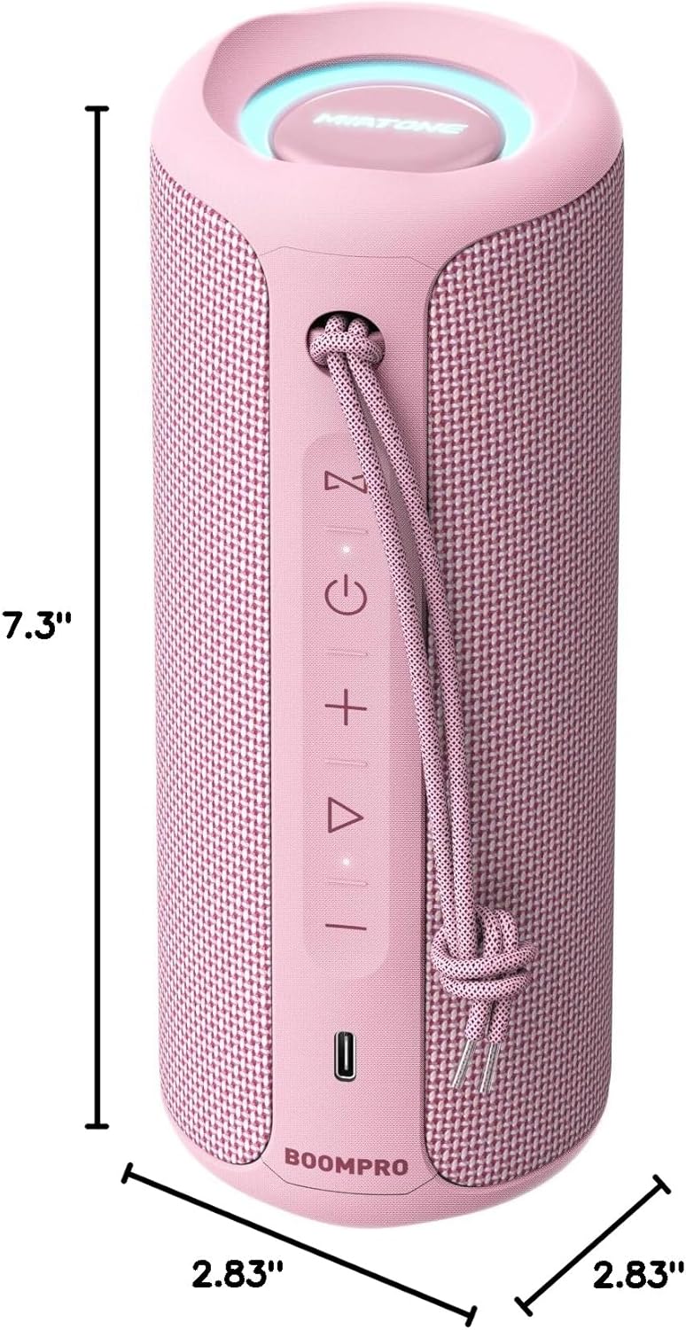 MIATONE Altavoz Bluetooth Portátil 36W Sonido Estéreo Aumento de Gr...