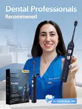 7MAGIC - Cepillo de dientes eléctrico sónico, tiempo de funcionamie...