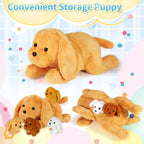 KMUYSL Juguetes de Peluche de Cachorros para Edades de 0 1 2 3 4