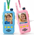 Aikmi Walkie Talkies de video para niños, juguete para niño y niña, azul y