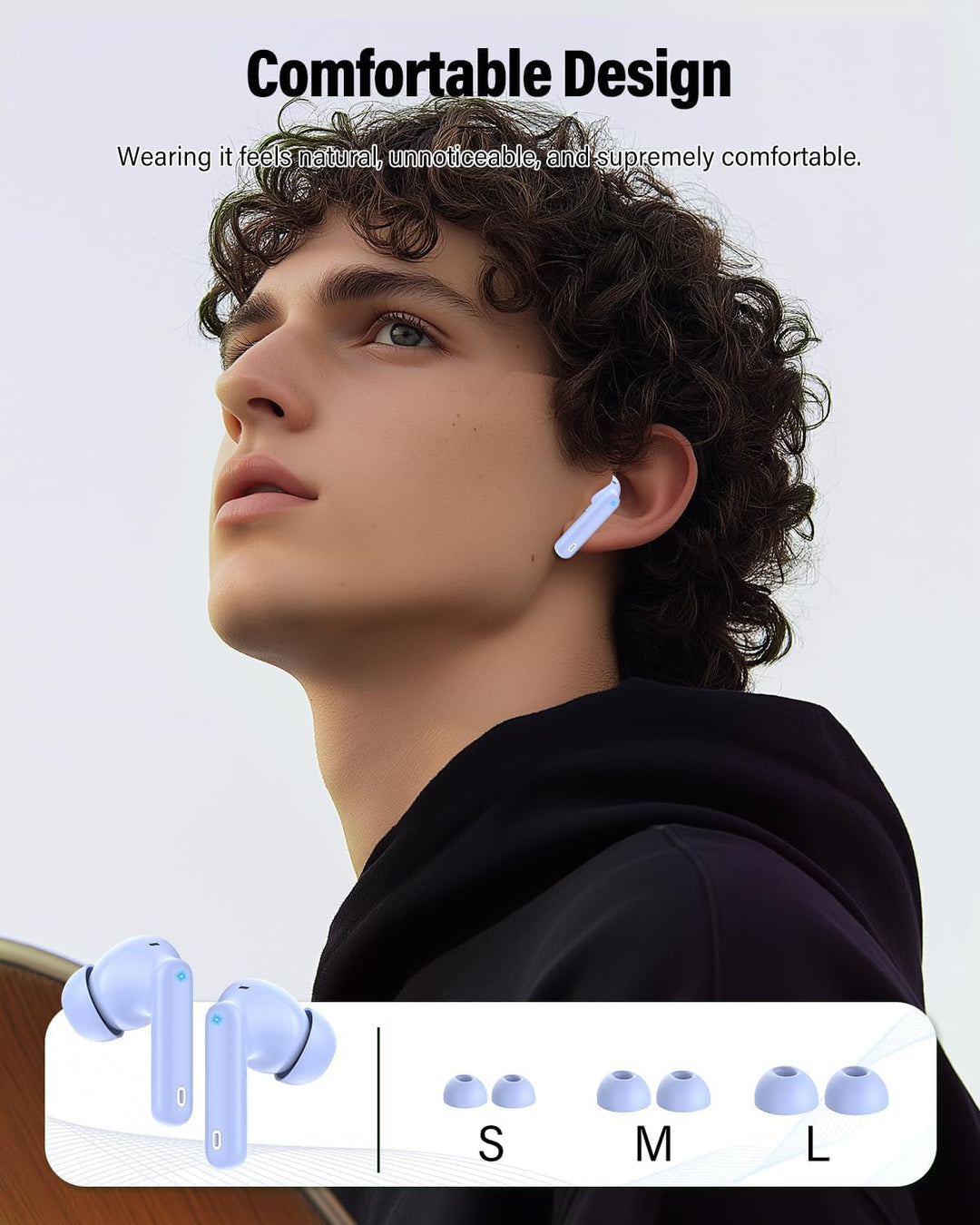 Auriculares inalámbricos Bluetooth con micrófono con cancelación de...