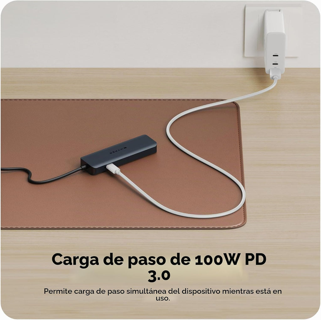 Hyper, 5785582, hub USB 3.2 de 6 puertos