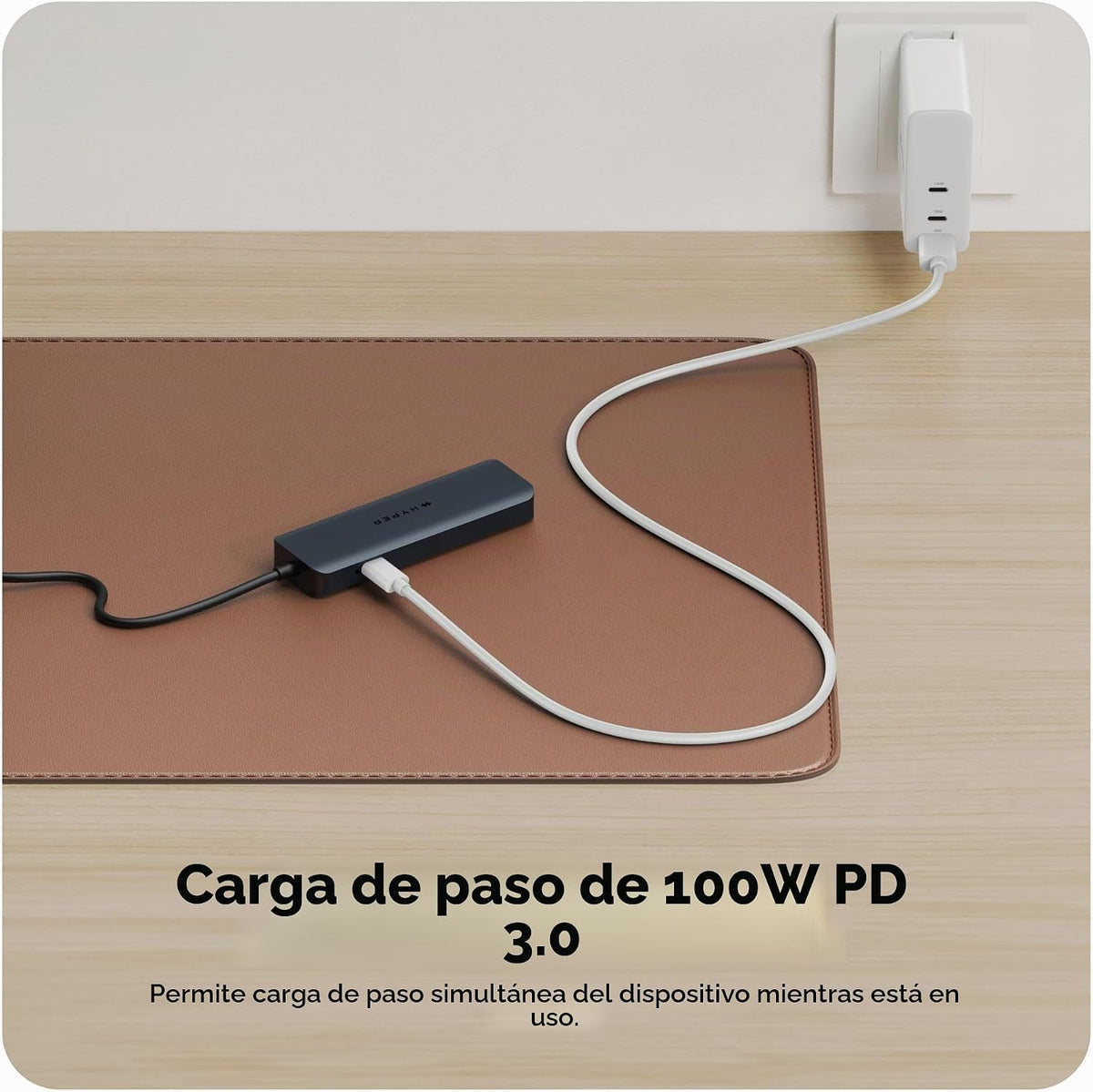 Hyper, 5785582, hub USB 3.2 de 6 puertos