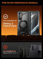 SUPCASE Funda para Galaxy Z Fold 8 Ultra, protectores de pantalla de vidrio