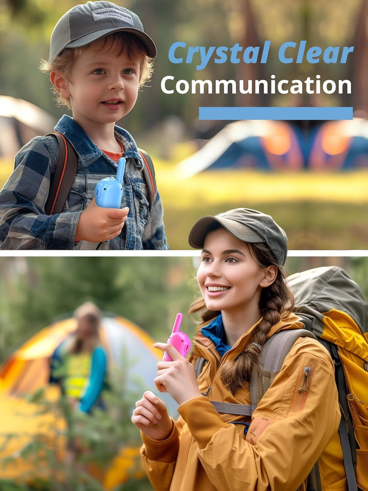 Inspireyes Walkie Talkies para niños recargables, rellenos de cesta...