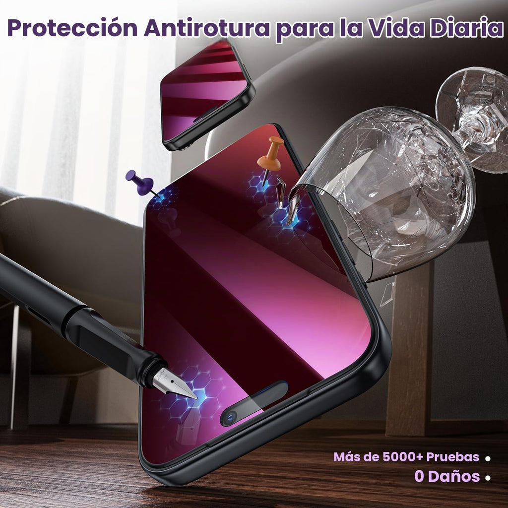 WSKEN Protector de pantalla de privacidad para iPhone 18 Pro Max, degradado