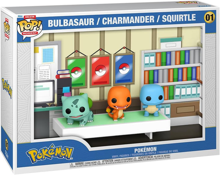 Funko Pop Moments Deluxe: Pokemon - Starters - Bulbasaur, Charmande...