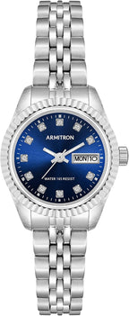 Armitron Reloj de pulsera con cristales para mujer