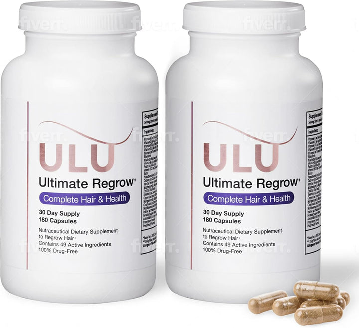 ULULIFE Multivitamínico Ultimate Regrow: promueve el crecimiento de...