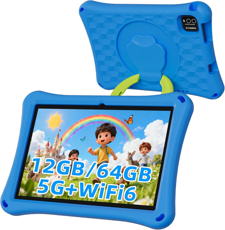Tableta para niños, tableta Android de 10.1 pulgadas, 12 GB+64 GB,...