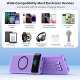 Cargador portátil inalámbrico de 40800 mAh para iPhone con 3 cables...