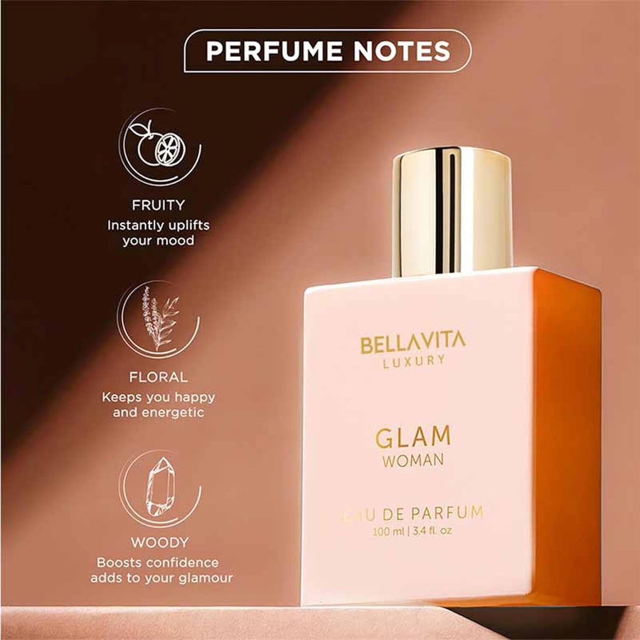 BellaVita Luxury GLAM Perfume para mujer | Notas de naranja african...