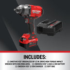 CRAFTSMAN V20 RP - Llave de impacto inalámbrica, batería y cargador