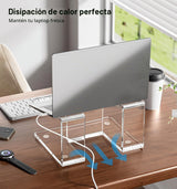 FUCDTEFC Soporte acrílico para computadora portátil para escritorio...