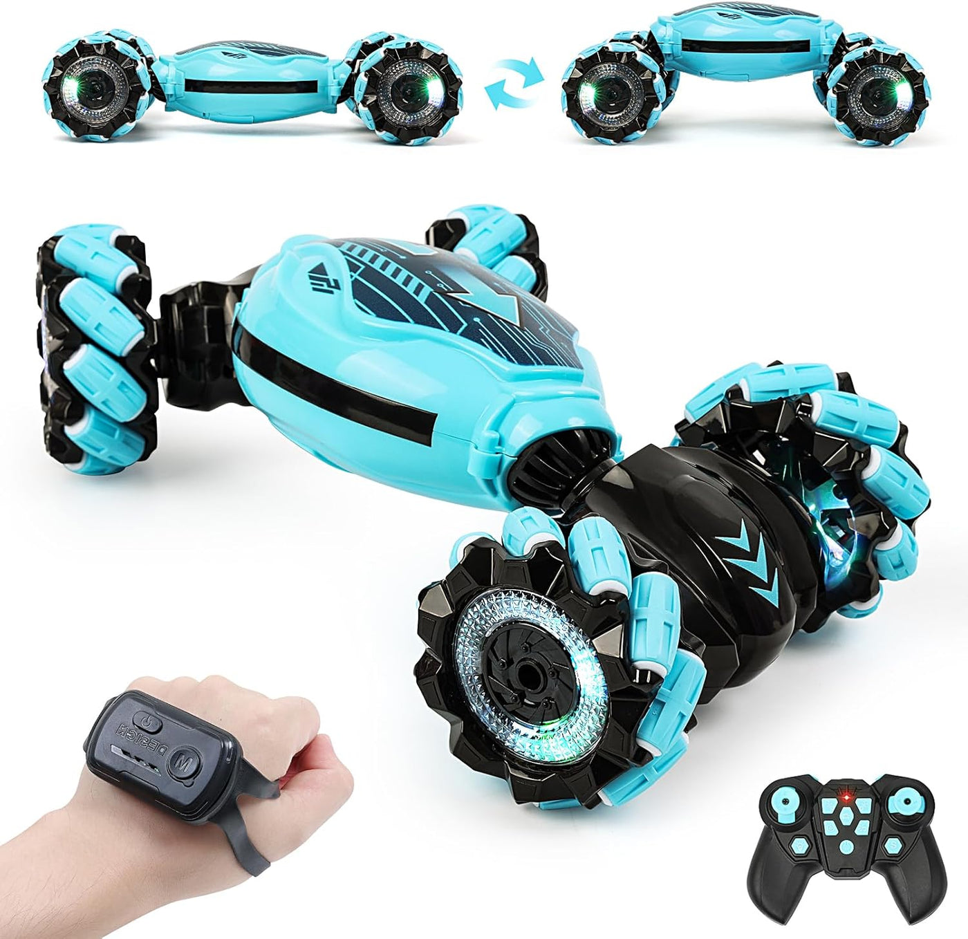 Regalos para niños con control remoto autos de acrobacias