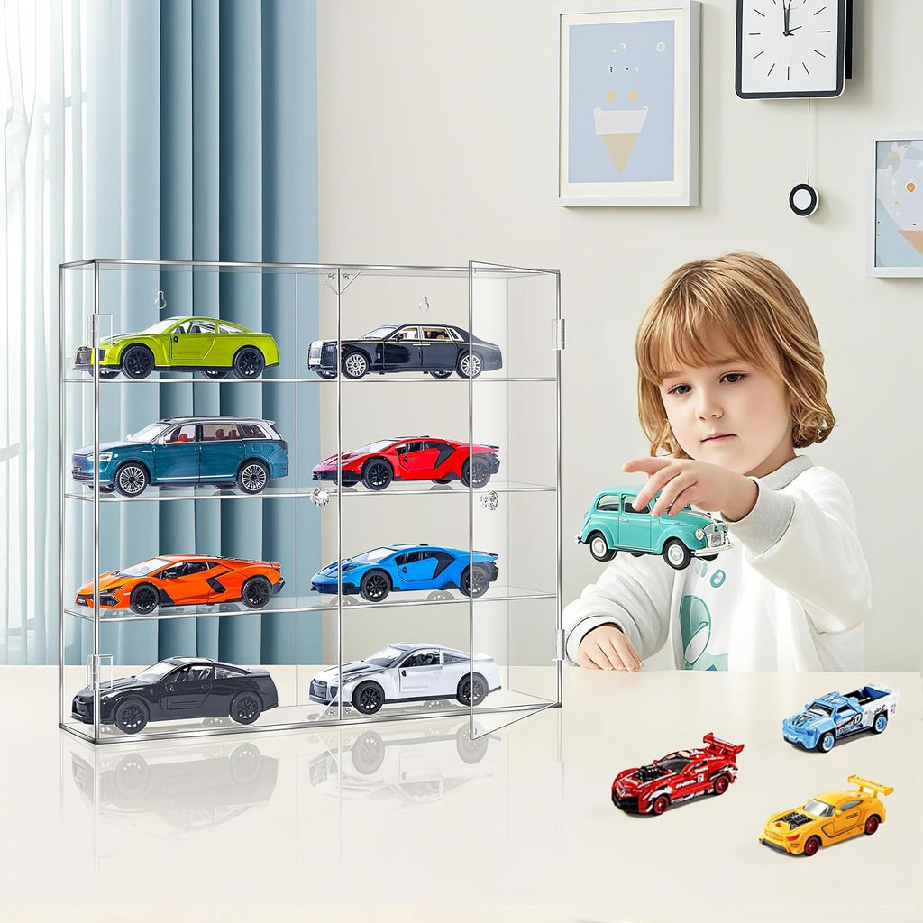 Acrylic Display Case para 1/24 Scale Diecast Storage