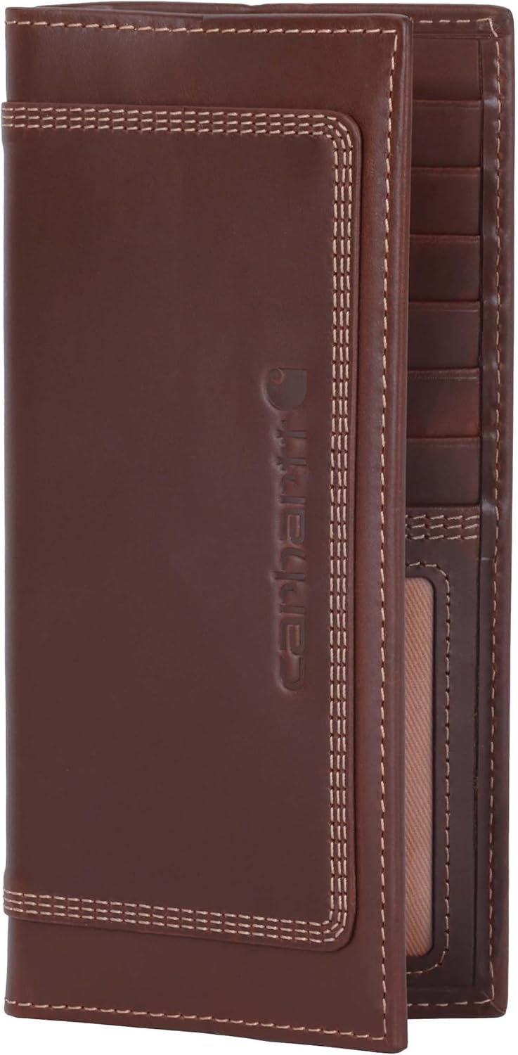 Cartera Carhartt B0000210 con tarjetero extraíble para hombre, Tall...