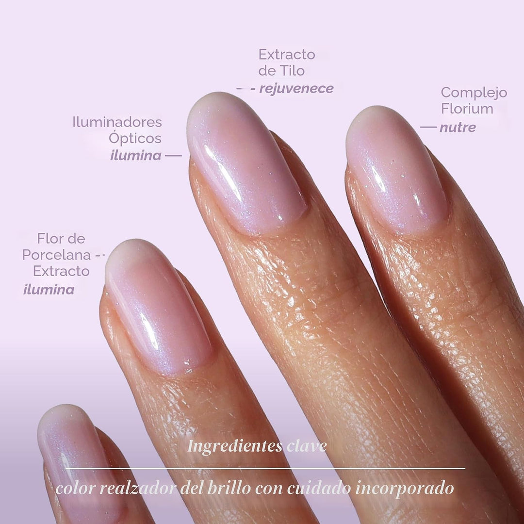 LONDONTOWN Corrector de uñas iluminador: esmalte de uñas brillante...