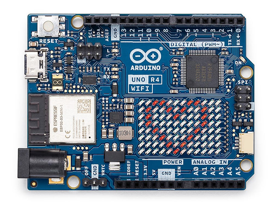 Arduino UNO R4 WiFi [ABX00087] - Renesas RA4M1 + ESP32-S3, Wi-Fi, B...
