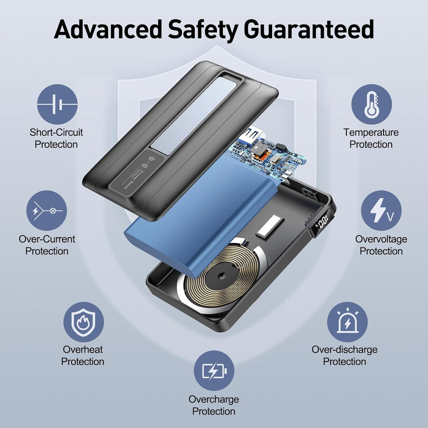 Cargador portátil inalámbrico magnético 2026 \u2013 10000mAh 22.5W...