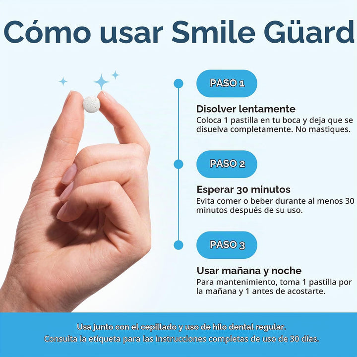 Humarian Smile Guard Pastillas de salud oral, fórmula innovadora co...