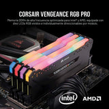 CORSAIR Vengeance RGB PRO DDR4 RAM 32GB (2x16GB) 3200MHz CL16-20-20...