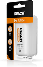 Reach Cinta de dentotape encerada, sin sabor, 100 yardas, 1 unidad (paquete de 2)