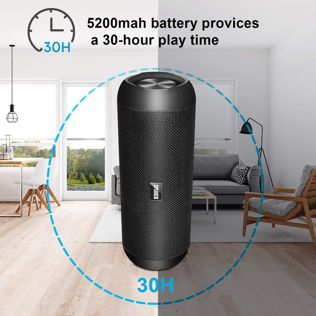 Altavoces Bluetooth, altavoz portátil de 30 W, sonido estéreo fuert...