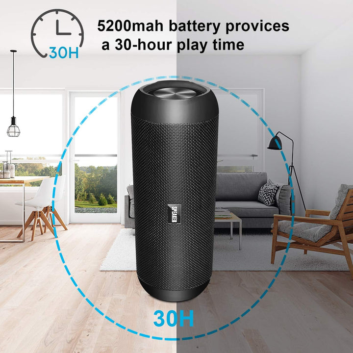 Altavoces Bluetooth, altavoz portátil de 30 W, sonido estéreo fuert...
