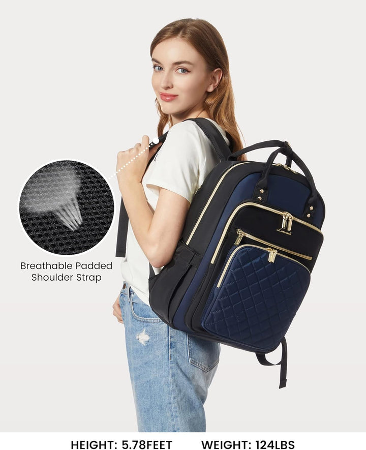 LOVEVOOK Mochila para computadora portátil para mujer, mochila para...
