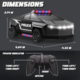 Cheffun Coches de policía para niños de 4 a 8 años \u2013 Auto a co...
