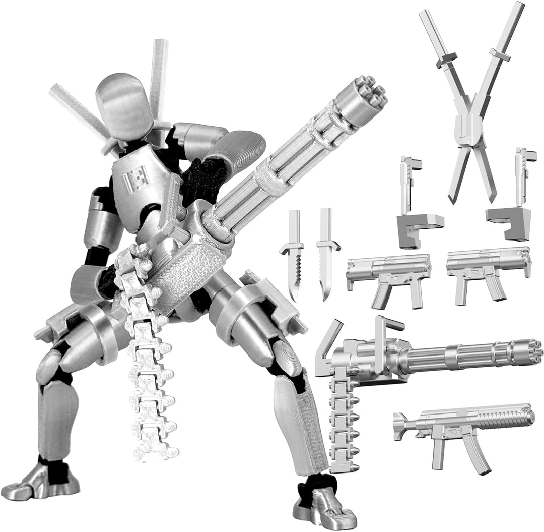 Gatling Gun Titan - Juego de 13 figuras de acción【Ensamblado】Figura...