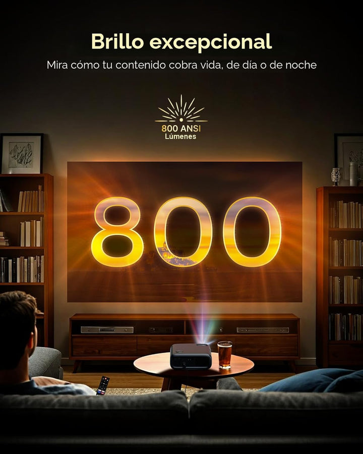 NexiGo Proyector para exteriores PJ40, compatible con Netflix\/YouT...