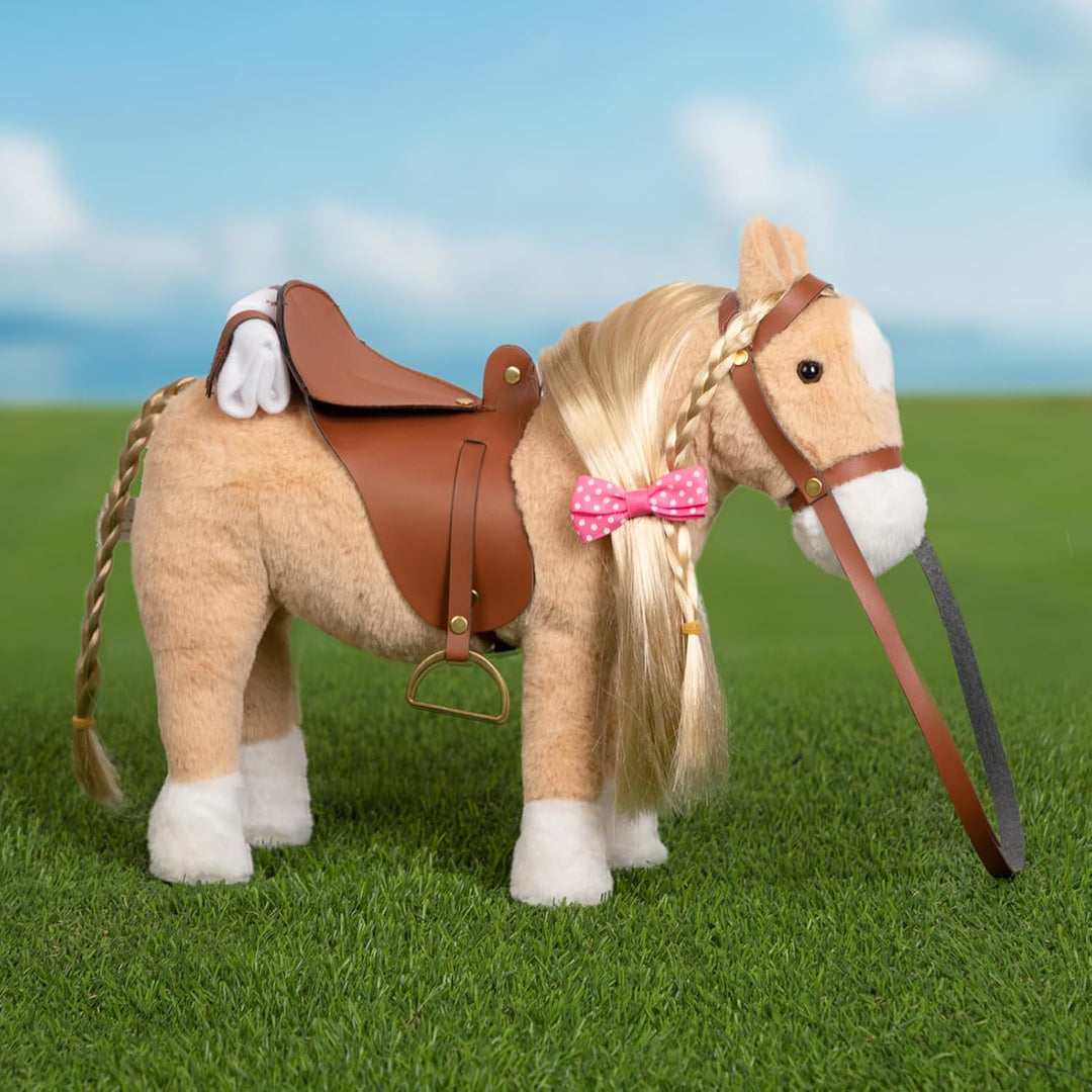 HollyHOME Caballo Palomino de Peluche Animal Bonito Poni Juguete de...
