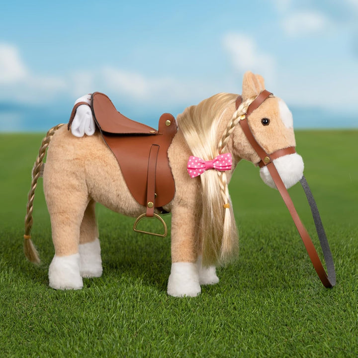 HollyHOME Caballo Palomino de Peluche Animal Bonito Poni Juguete de...
