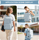 Mochila grande de viaje para mujer, mochila de transporte, mochila...
