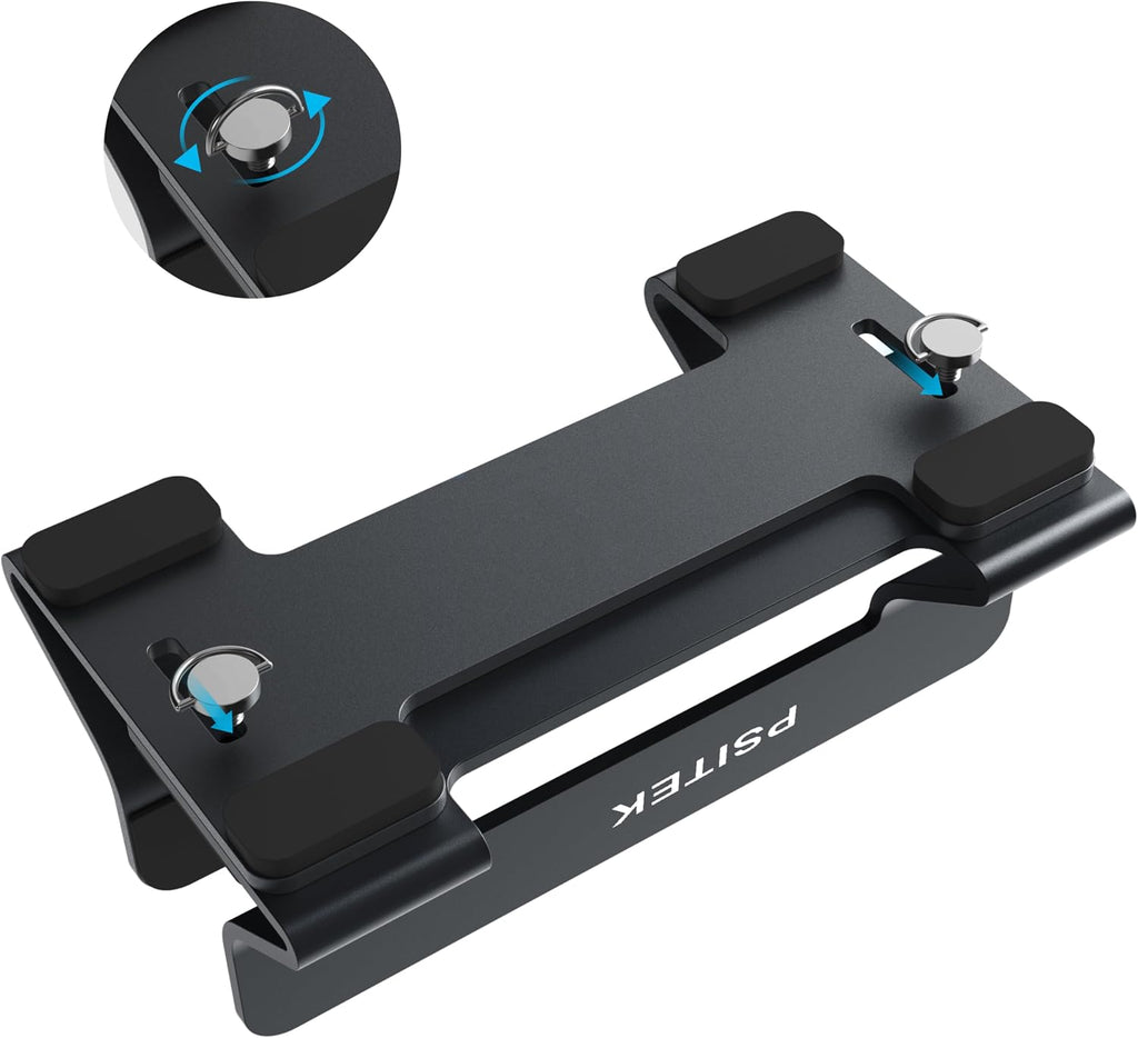 Psitek Soporte vertical de aluminio para computadora portátil, sopo...