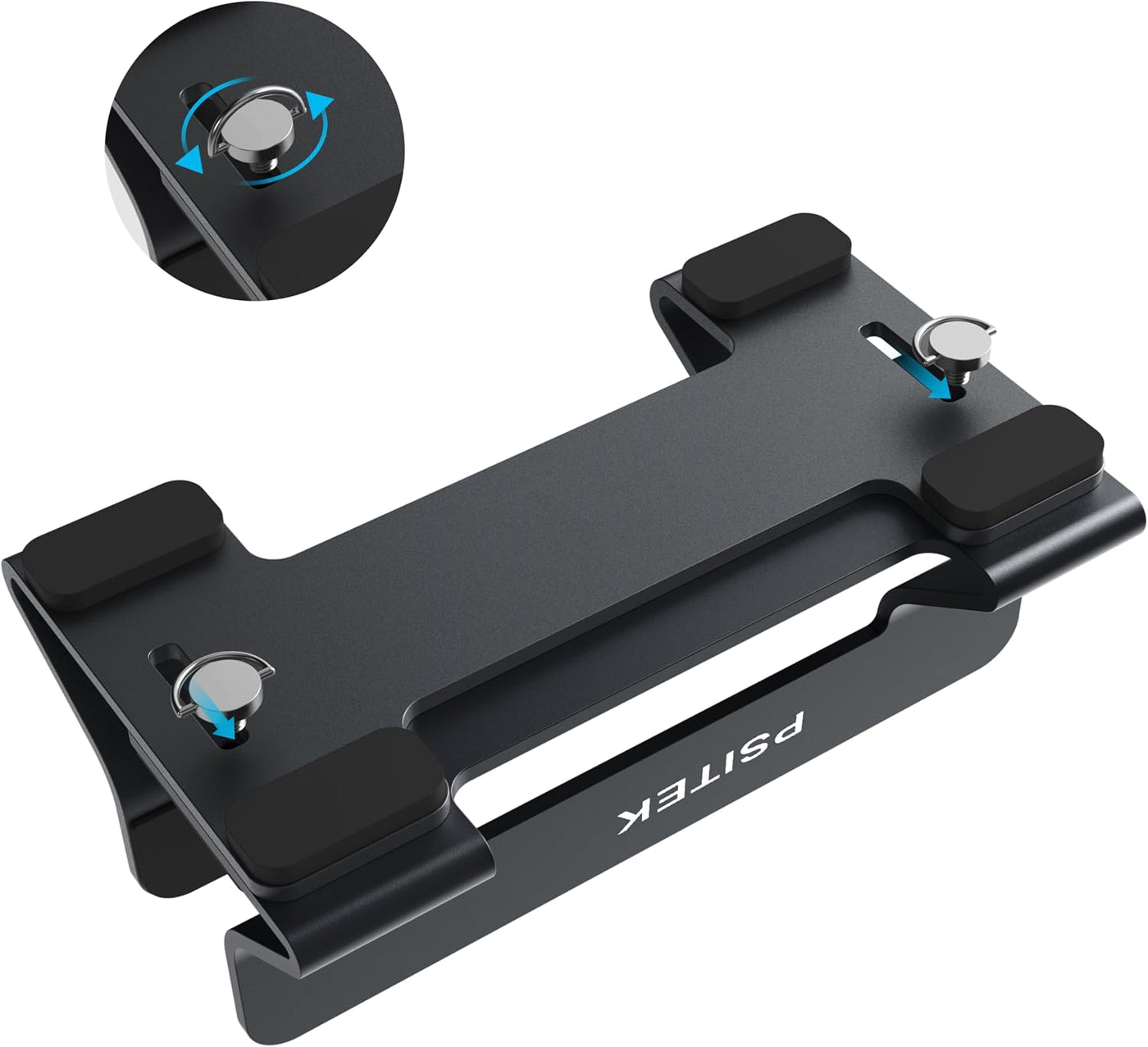 Psitek Soporte vertical de aluminio para computadora portátil, sopo...
